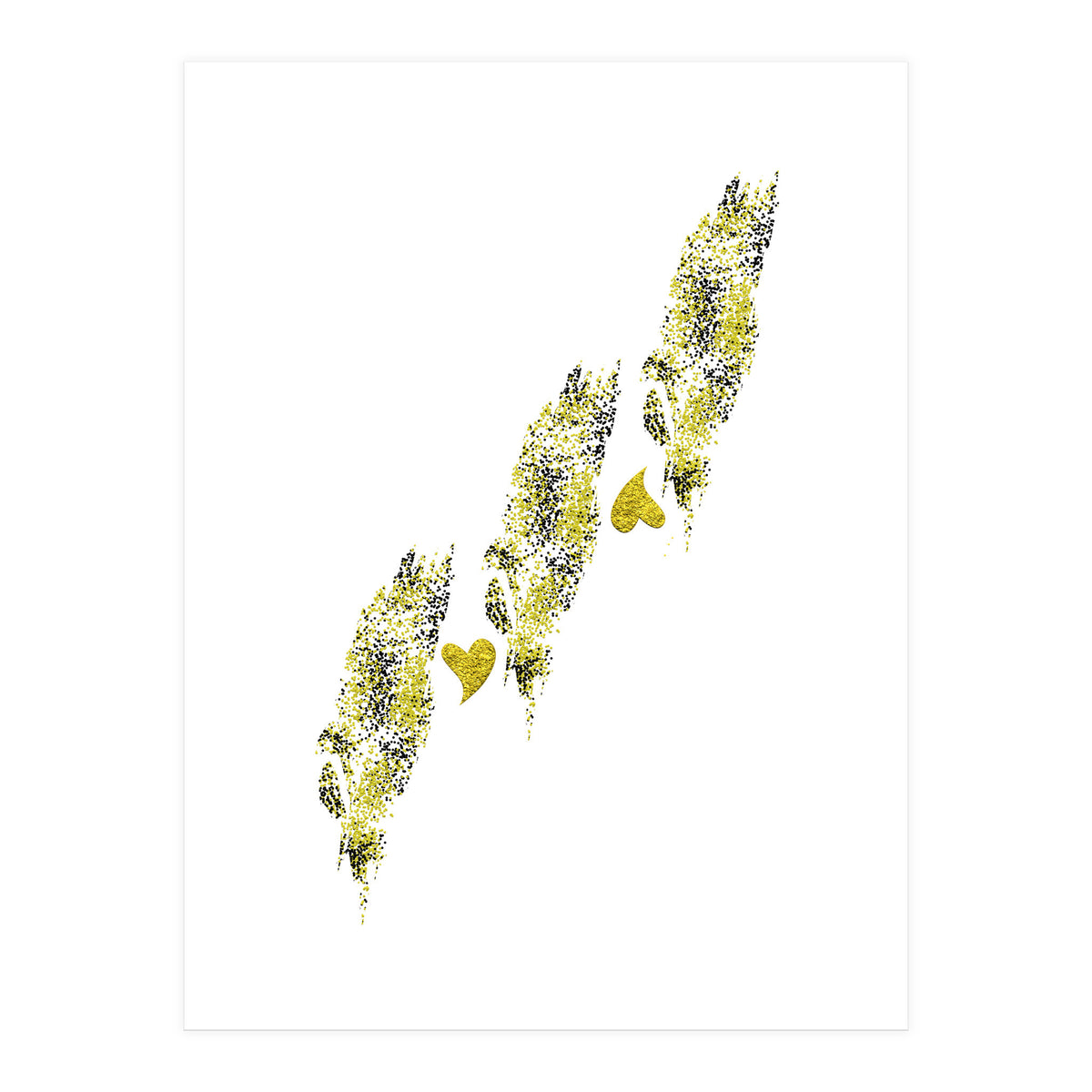 Golden Hearts (Print Only)