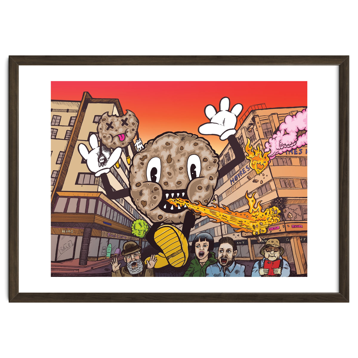 Cookie Monster 12.3% ABV Bourbon Barrel Aged Coconut Chocolate Chip Stout - Amundsen Brewery