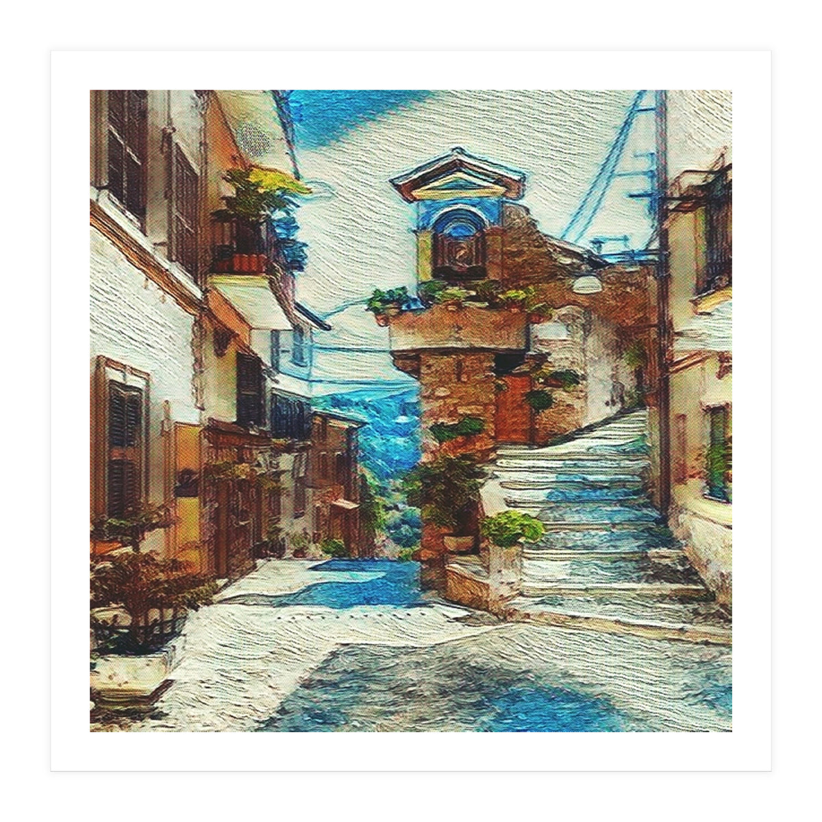 An Italian Neighborhood (Print Only)
