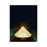 Tent at Night (Print Only) thumbnail