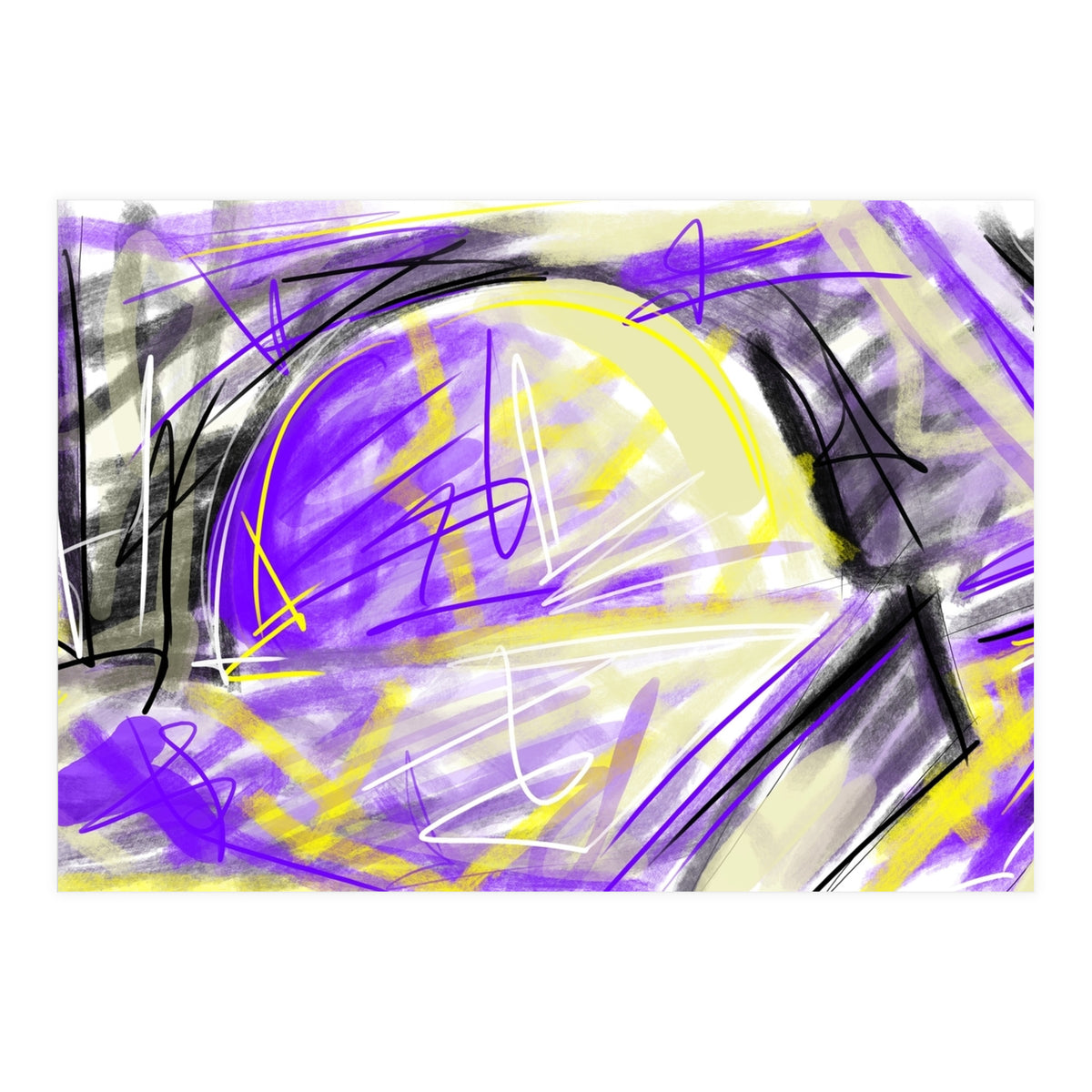 Urban Landscape At Dusk (Print Only)