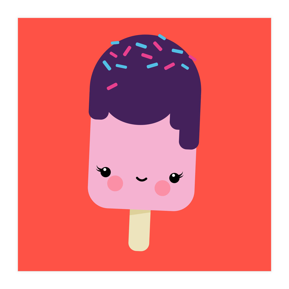 Sweet Kawaii Ice Cream (Print Only)