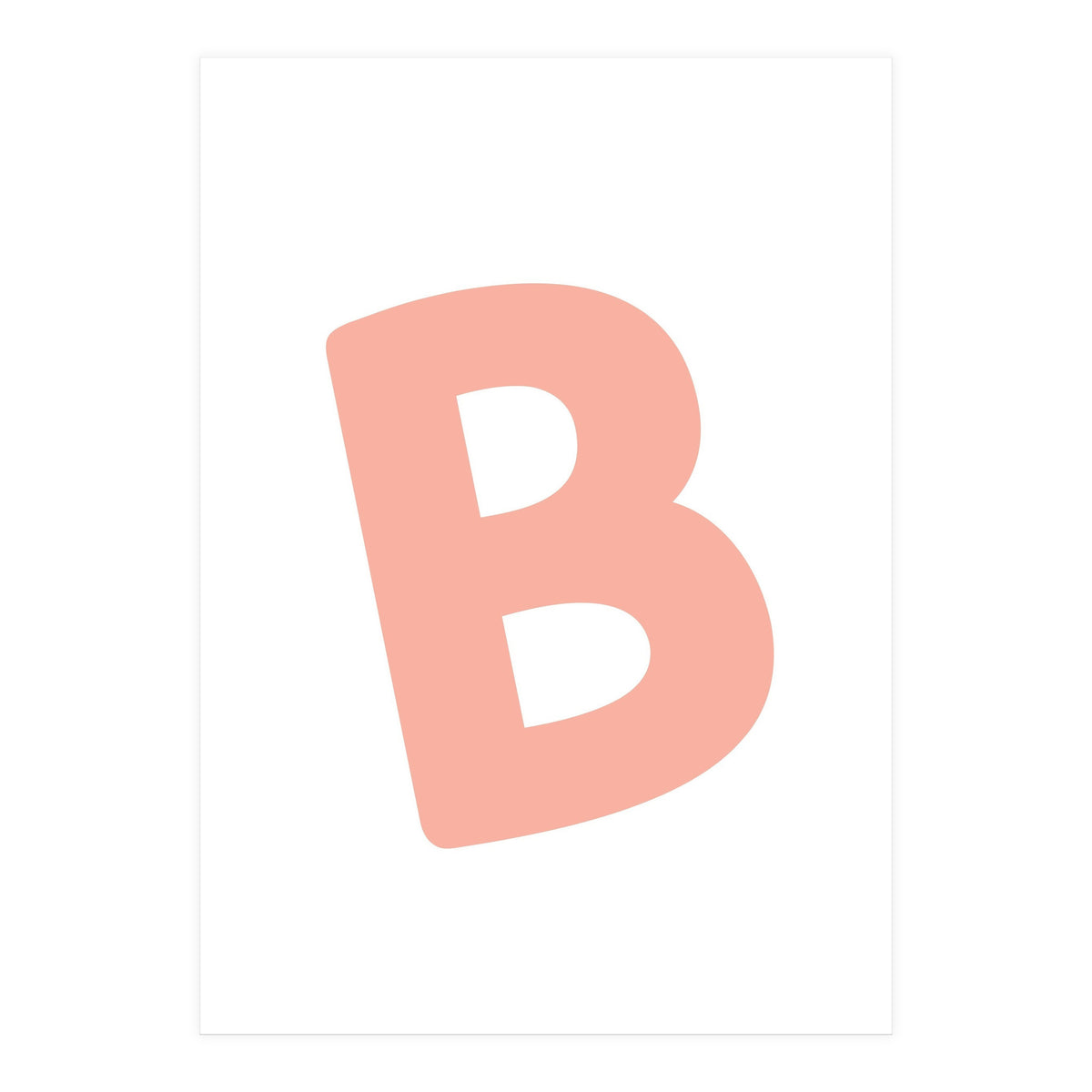 Initial Name Letter B (Print Only)