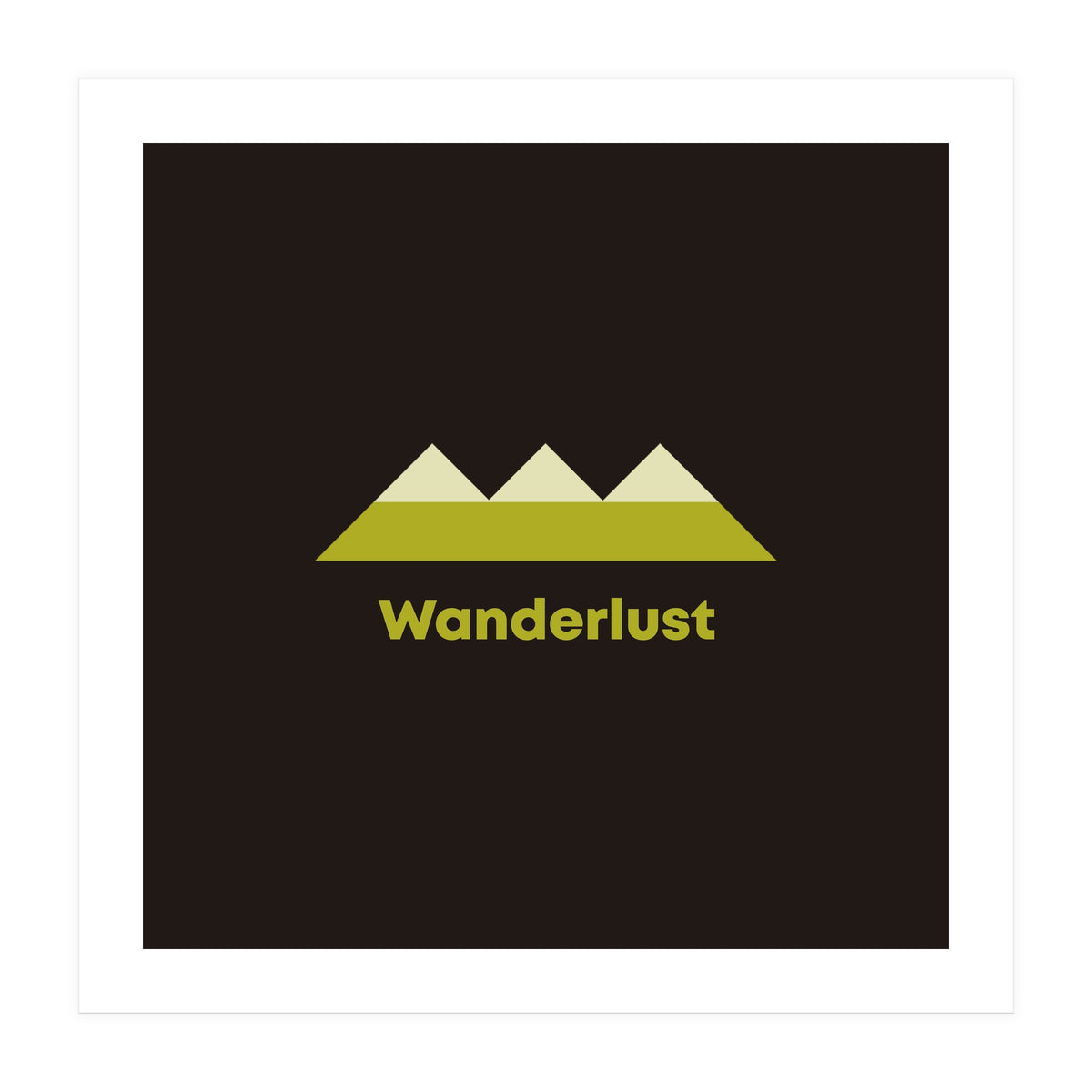 Wanderlust | modern typography (Print Only)