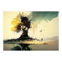 Tree Abstract Painting (Print Only)