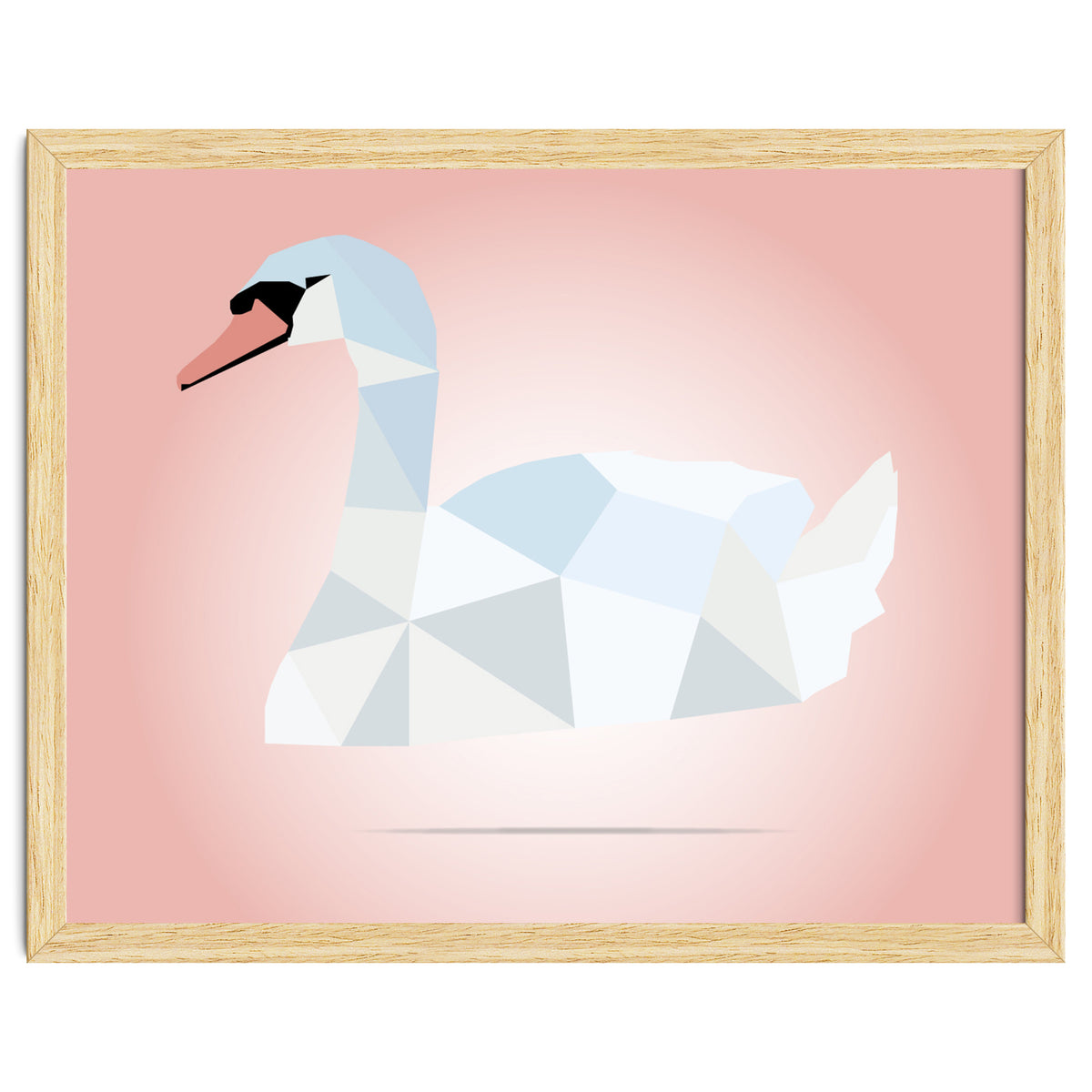 Swan Low Poly Art