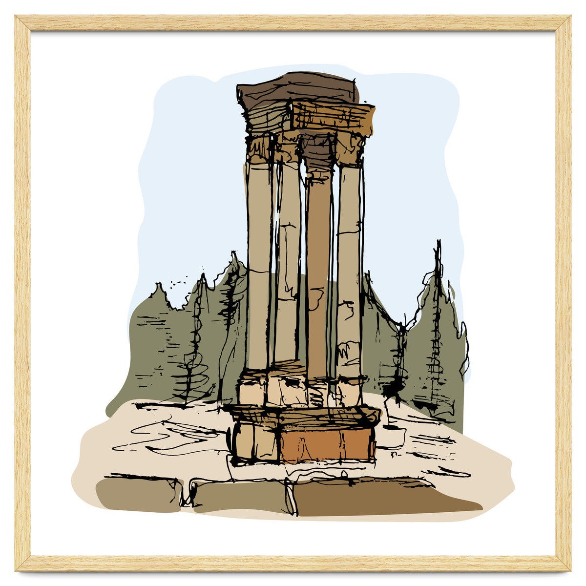 Anjar Tetrastyle, Lebanon