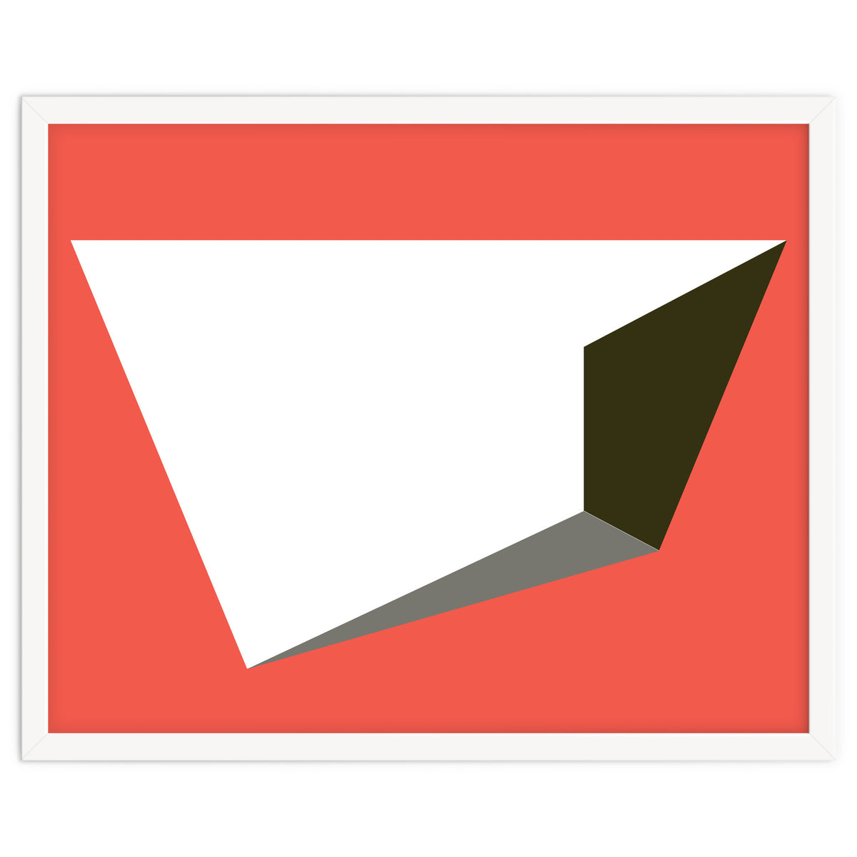 Geometric Shapes No. 81 - pink, grey, black & white