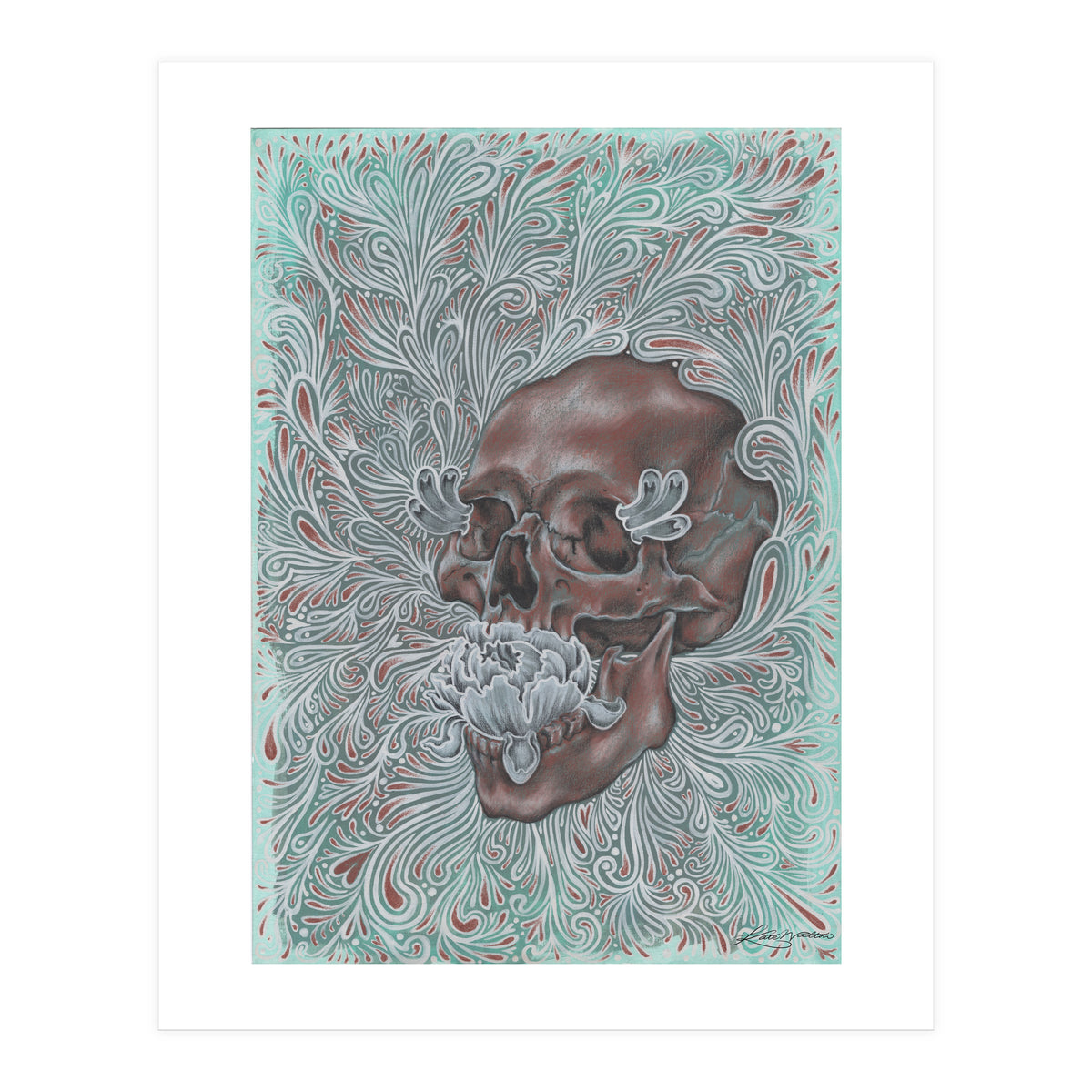 Faded Copper Peony (Print Only)