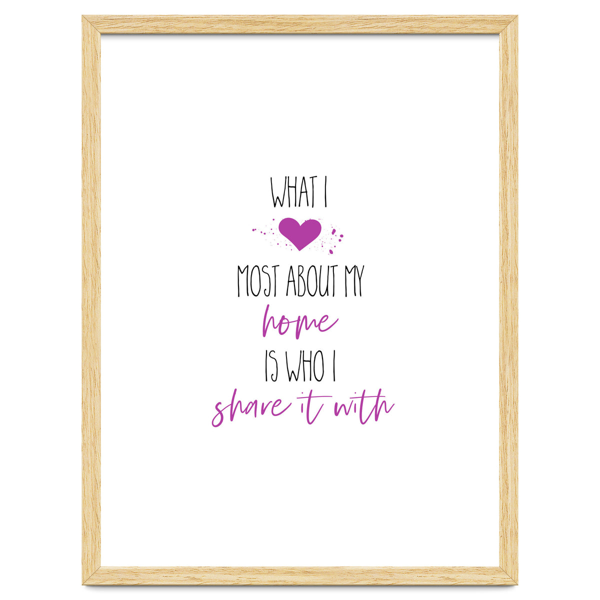 What I love most about my home