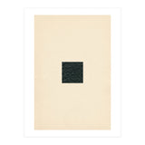 Minimal black square on beige (Print Only) thumbnail