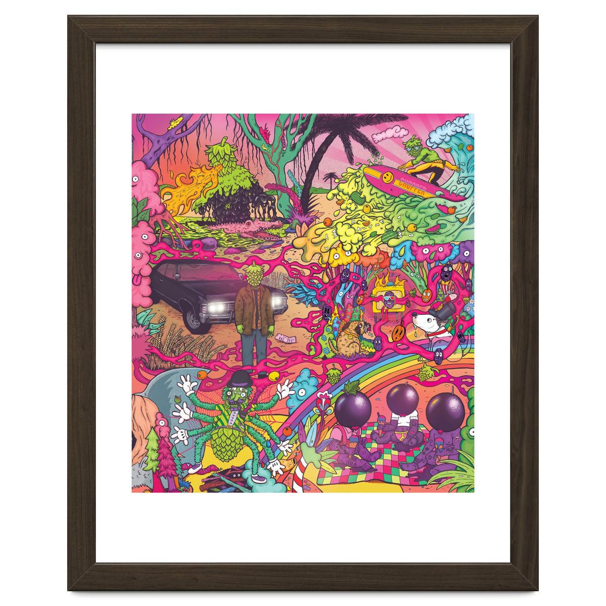 ABBEYDALE BREWERY COLLAB SERIES #2 FULL ILLUSTRATION - THORNBRIDGE, WILDE CHILD, RIDGESIDE, TORRSIDE, BOX SOCIAL, ORA BREWING