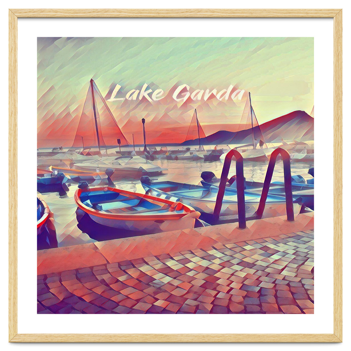 Boats On Lake Garda