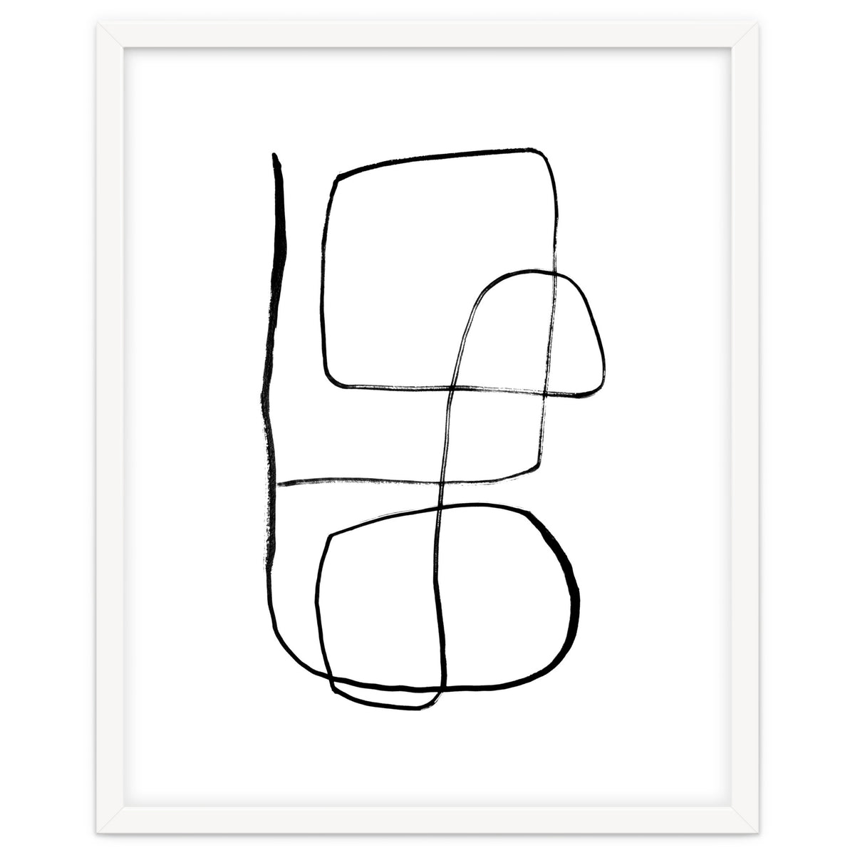 Mid-Century Line Art Print #3