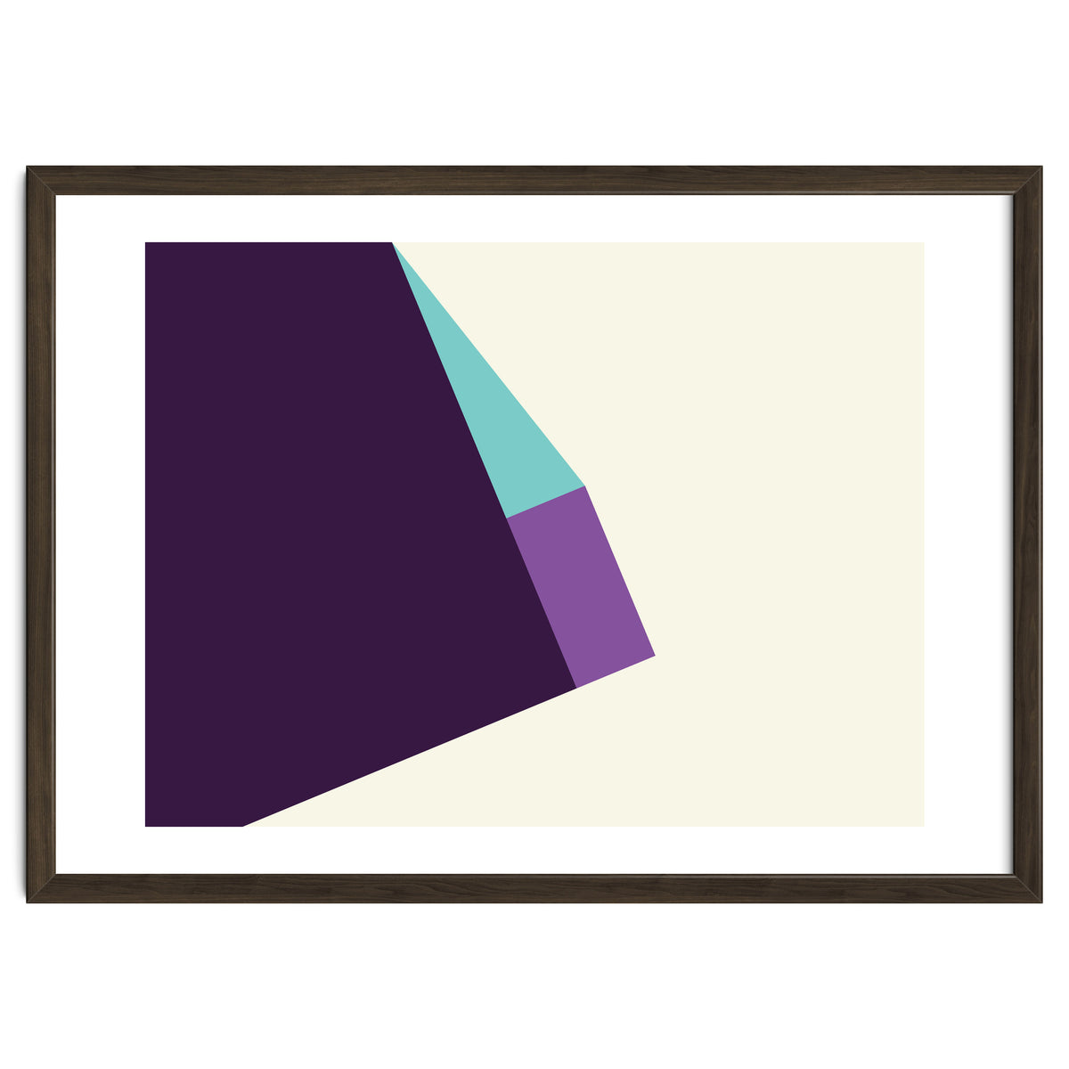 Geometric Shapes No. 42 -  lilac, blue & purple