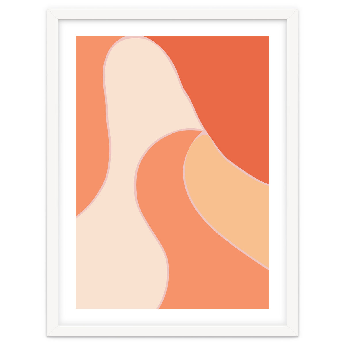 Colorful Orange Tones  Retro Waves