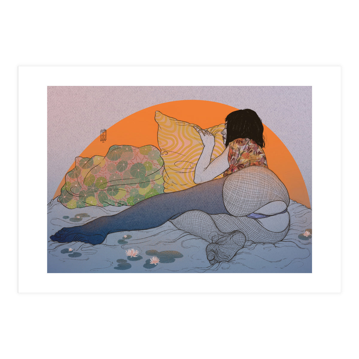 The sea that calms me down (Print Only)