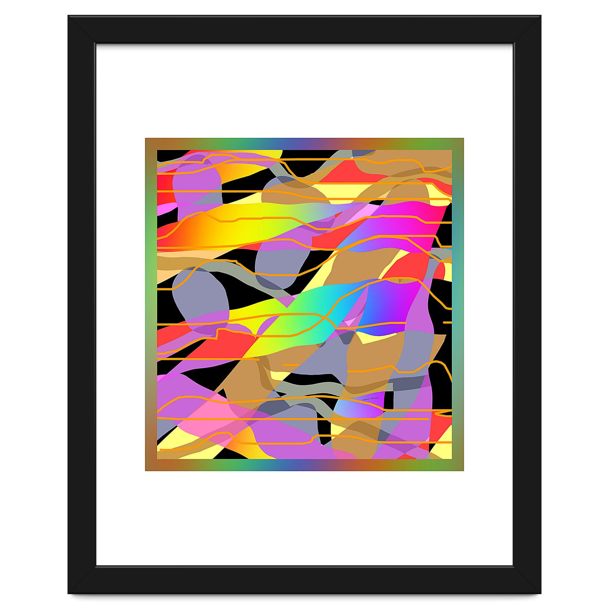 ABSTRACT COLOR BANDS