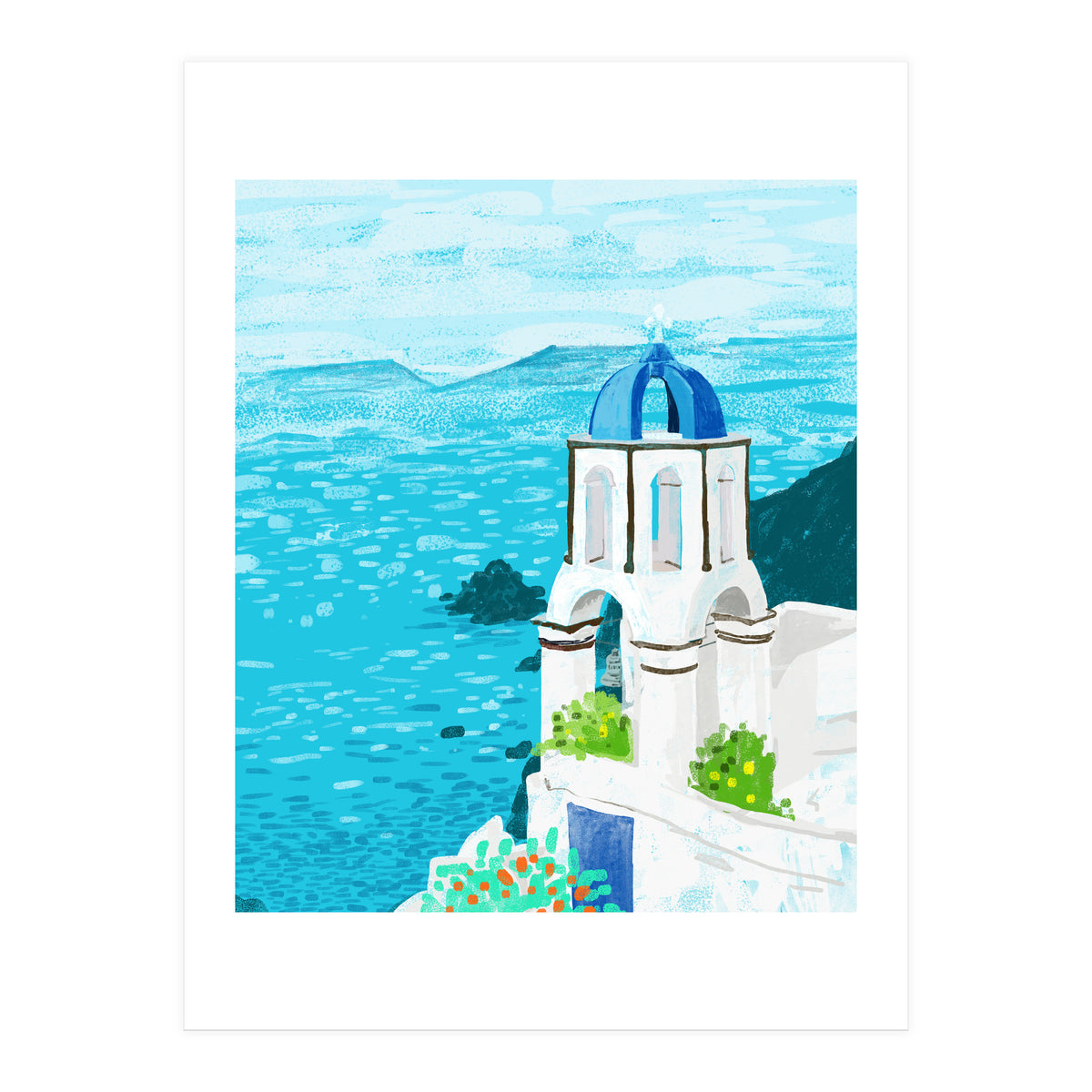 Greek Landscape (Print Only)