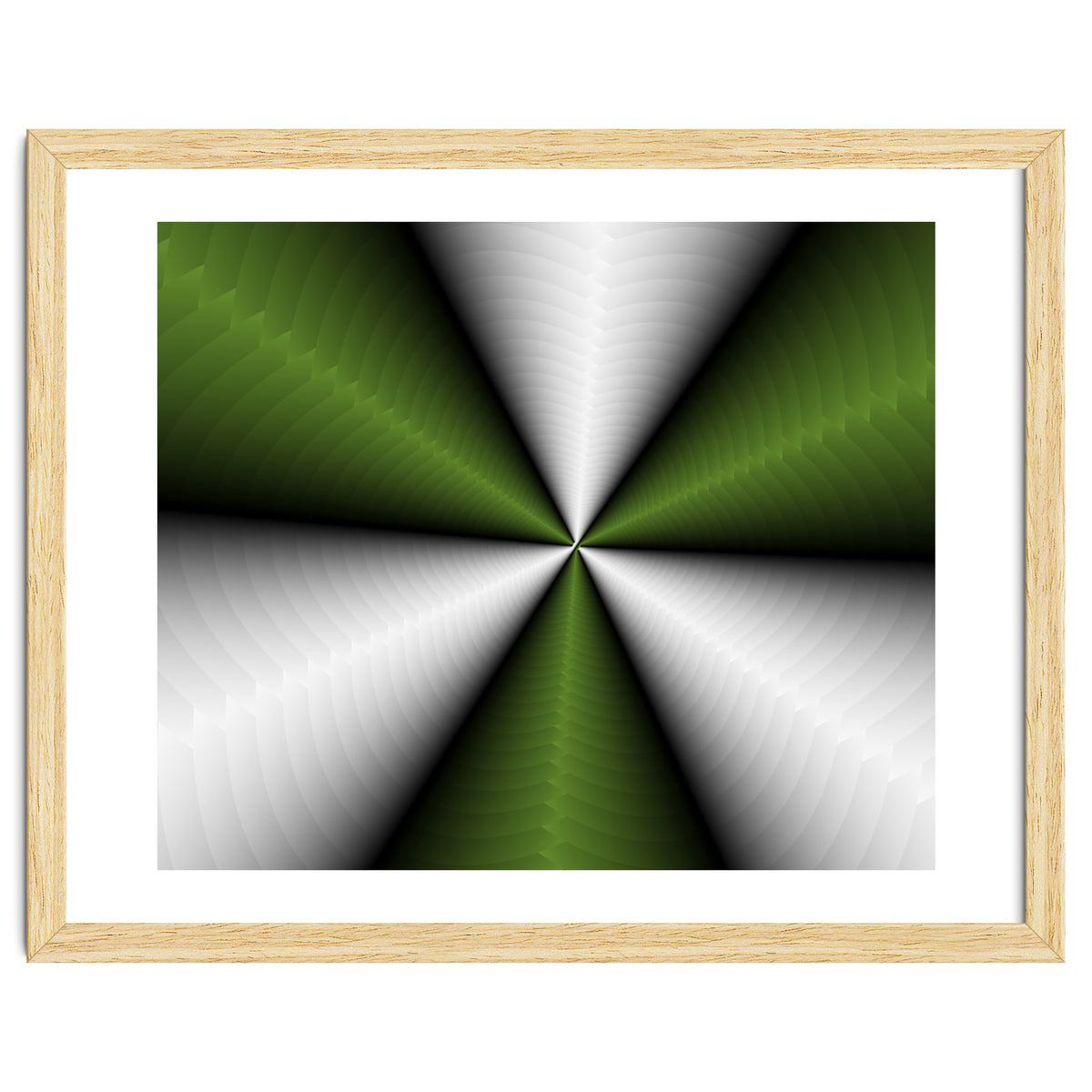 Green Color Modern Interior Art