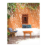 A Relaxed Afternoon | Tropical Summer Architecture | Buildings India Travel Bohemian Décor Painting (Print Only) thumbnail