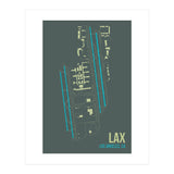 LAX Airport Layout (Print Only) thumbnail