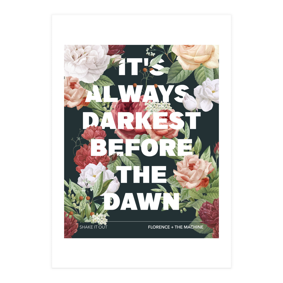 Florence + The Machine - Shake It Out (Print Only)