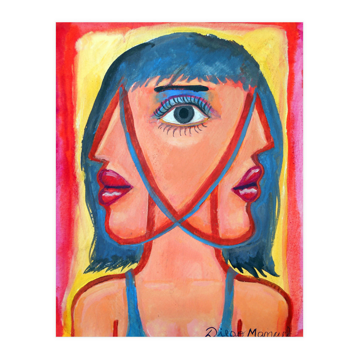 Cabeza De Mujer 6 (Print Only)
