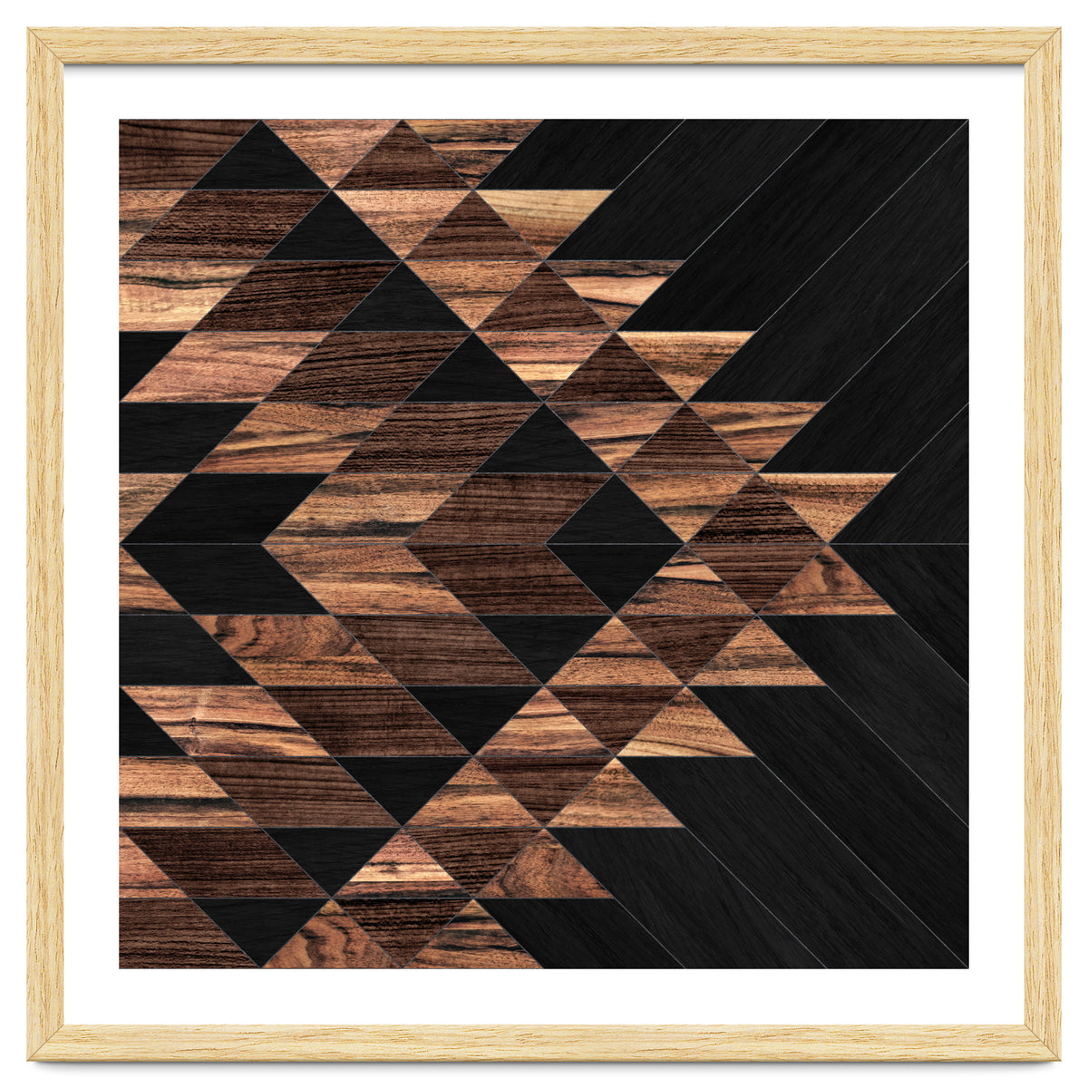 Urban Tribal Pattern No.11 - Aztec - Wood