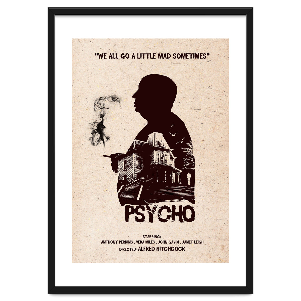 Hitchcock Psycho movie poster
