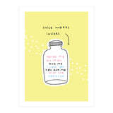 Nice Words Inside  (Print Only) thumbnail