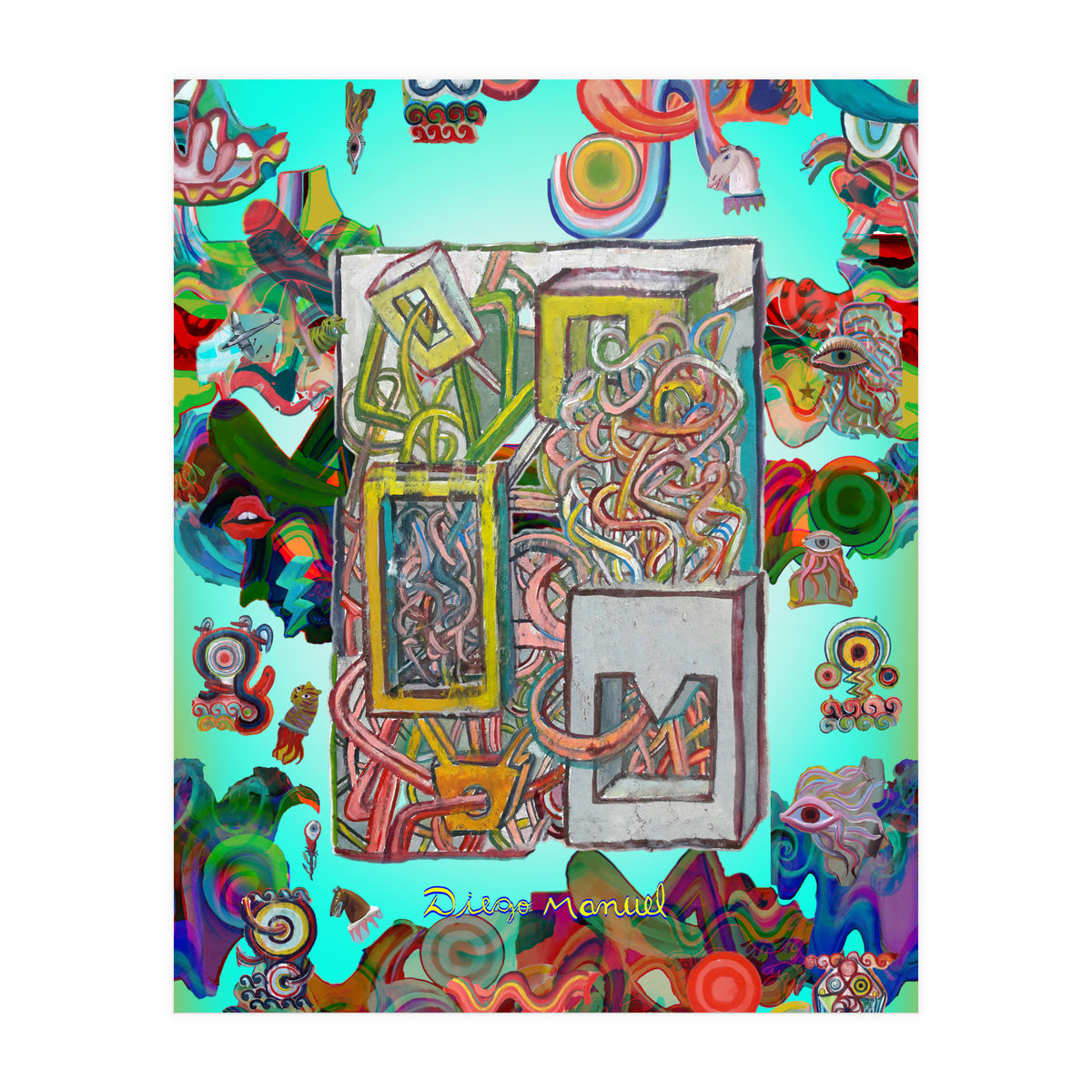 Graffitis 2021 Tapiz 10 (Print Only)