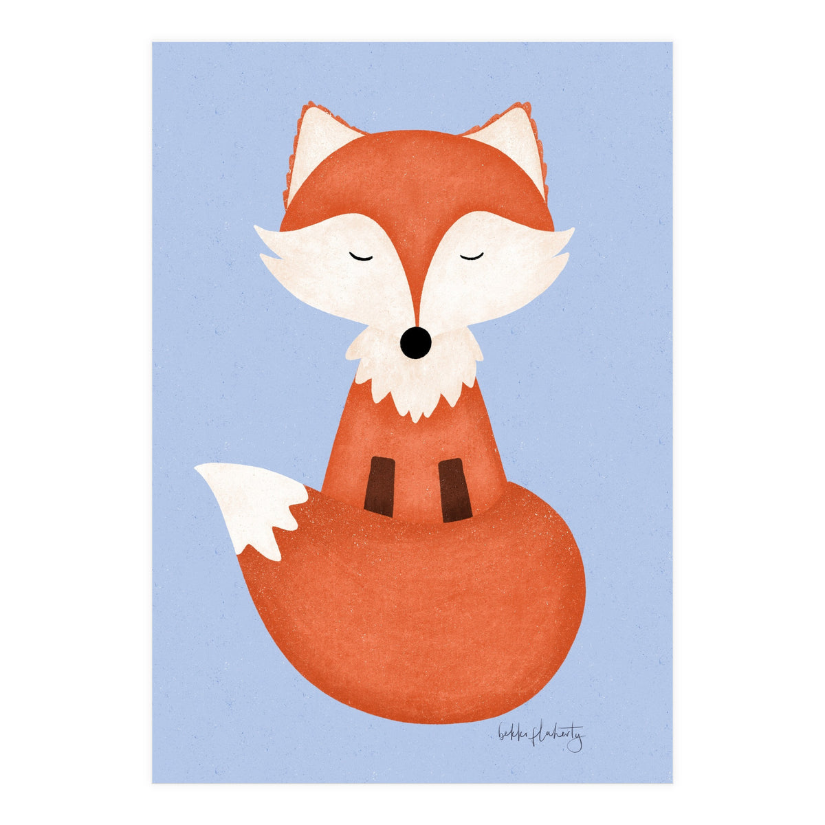 Sleeping Fox (Print Only)
