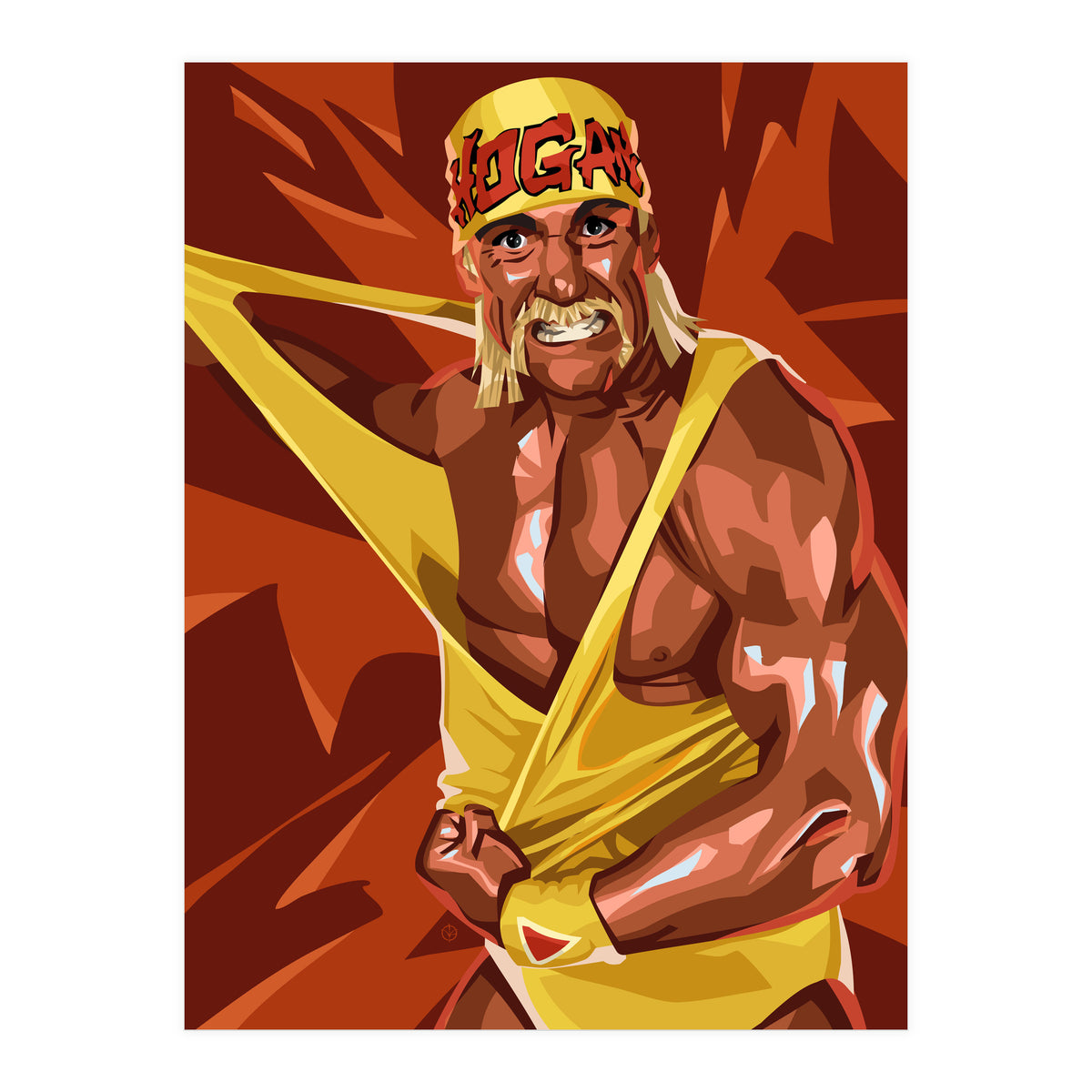 Hulk Hogan WWE (Print Only)