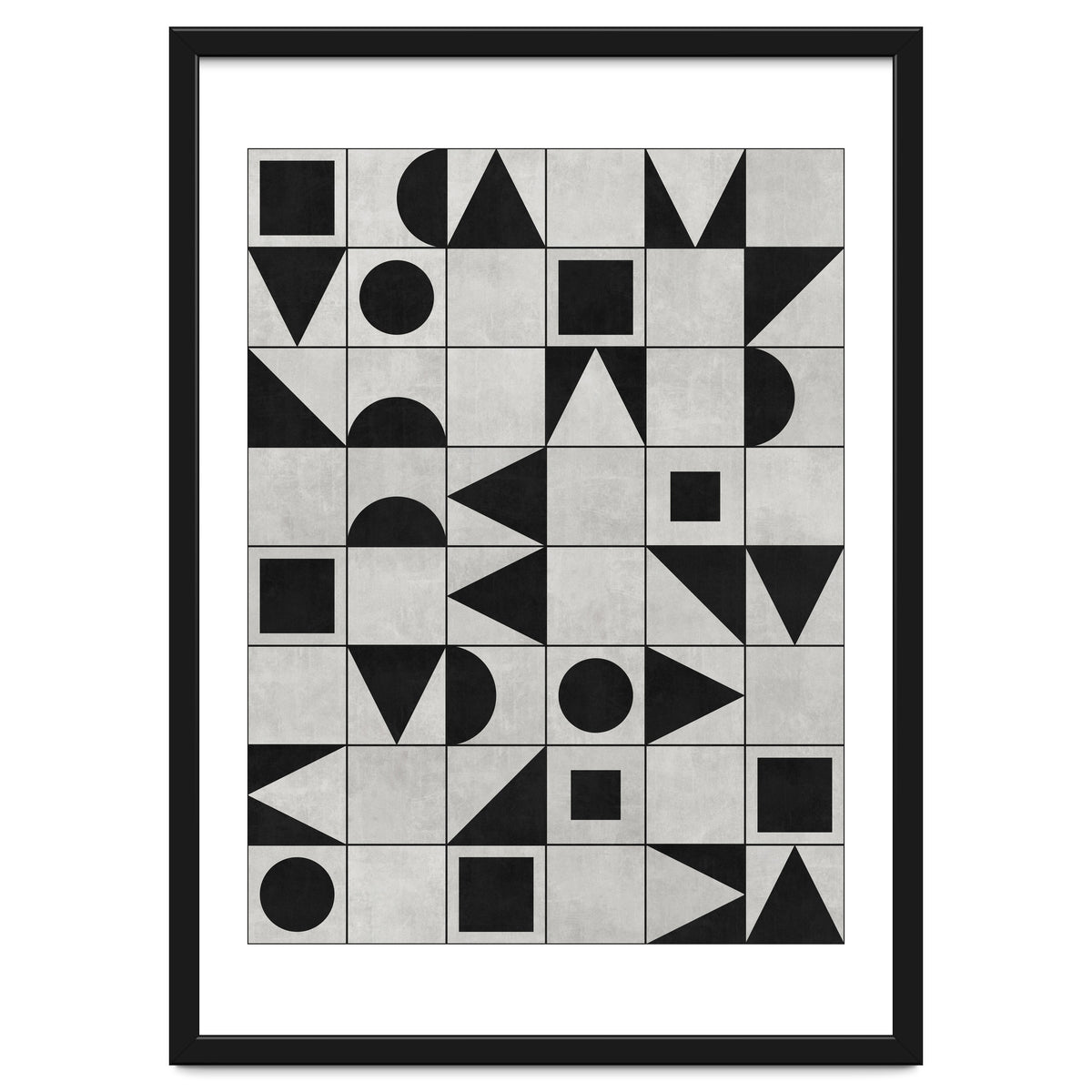 My Favorite Geometric Patterns No.12 - Grey