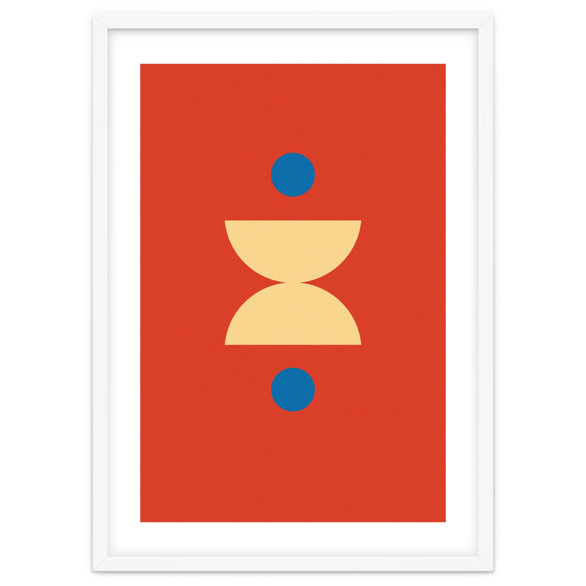 Mid Century Geometrical Print