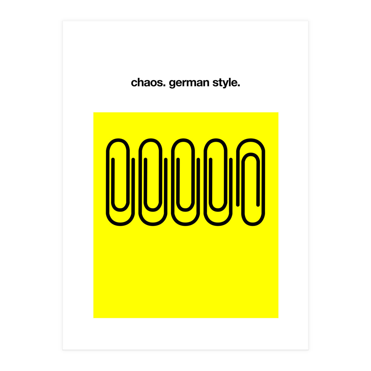German Chaos (Print Only)