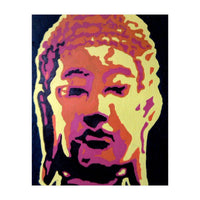 Buddha - Acrylic On Canvas Pop Art  (Print Only)