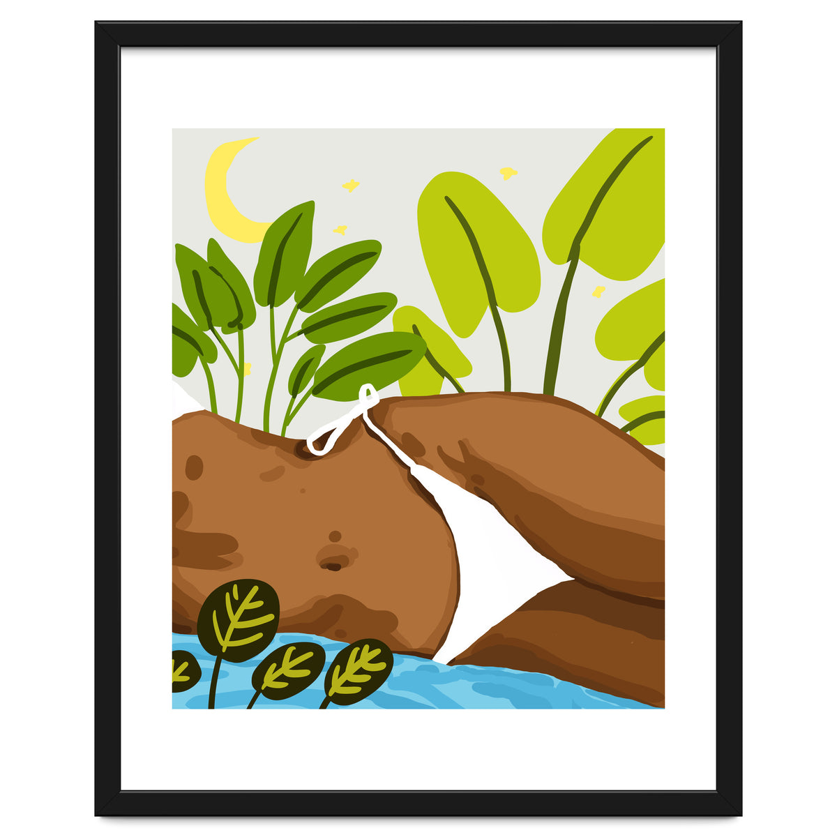 Is it Summer yet Modern Bohemian Black Woman, Bikini