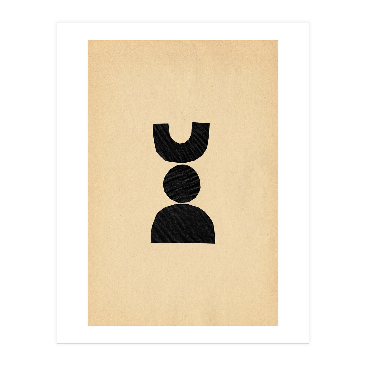 Abstract balancing shapes (Print Only)