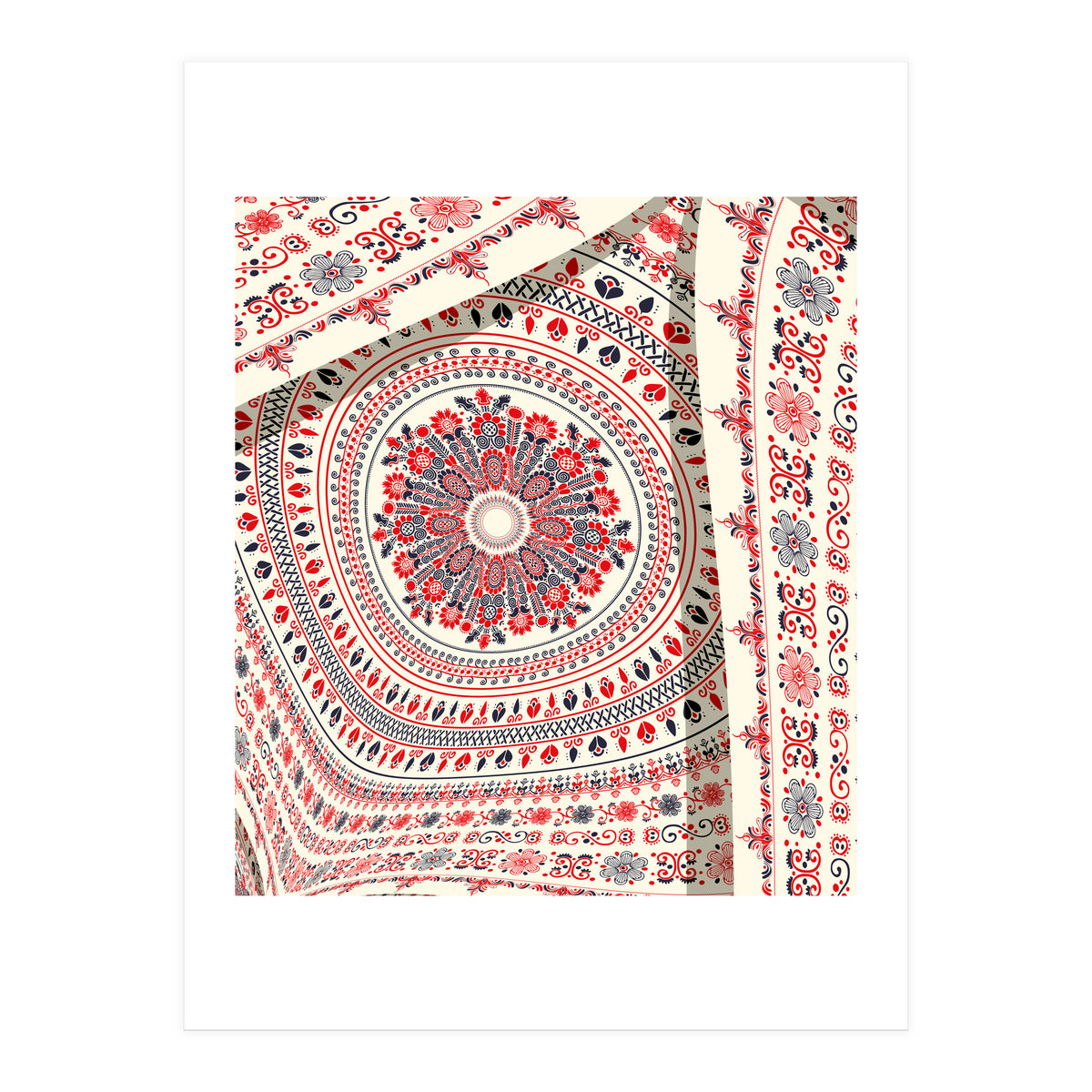 Romanian embroidery background 33 (Print Only)