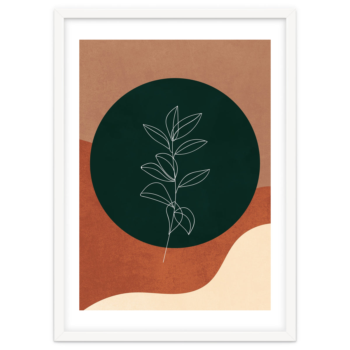 Geometrical Minimalist Boho Abstract