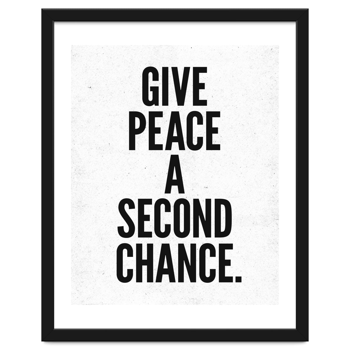 Give Peace A Second Chance
