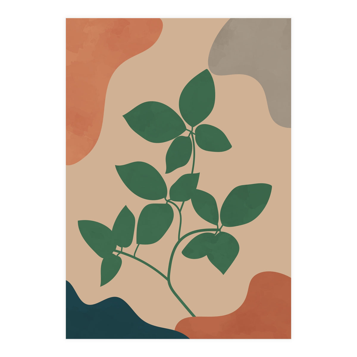 Botanical Neutral Earthy Tones (Print Only)