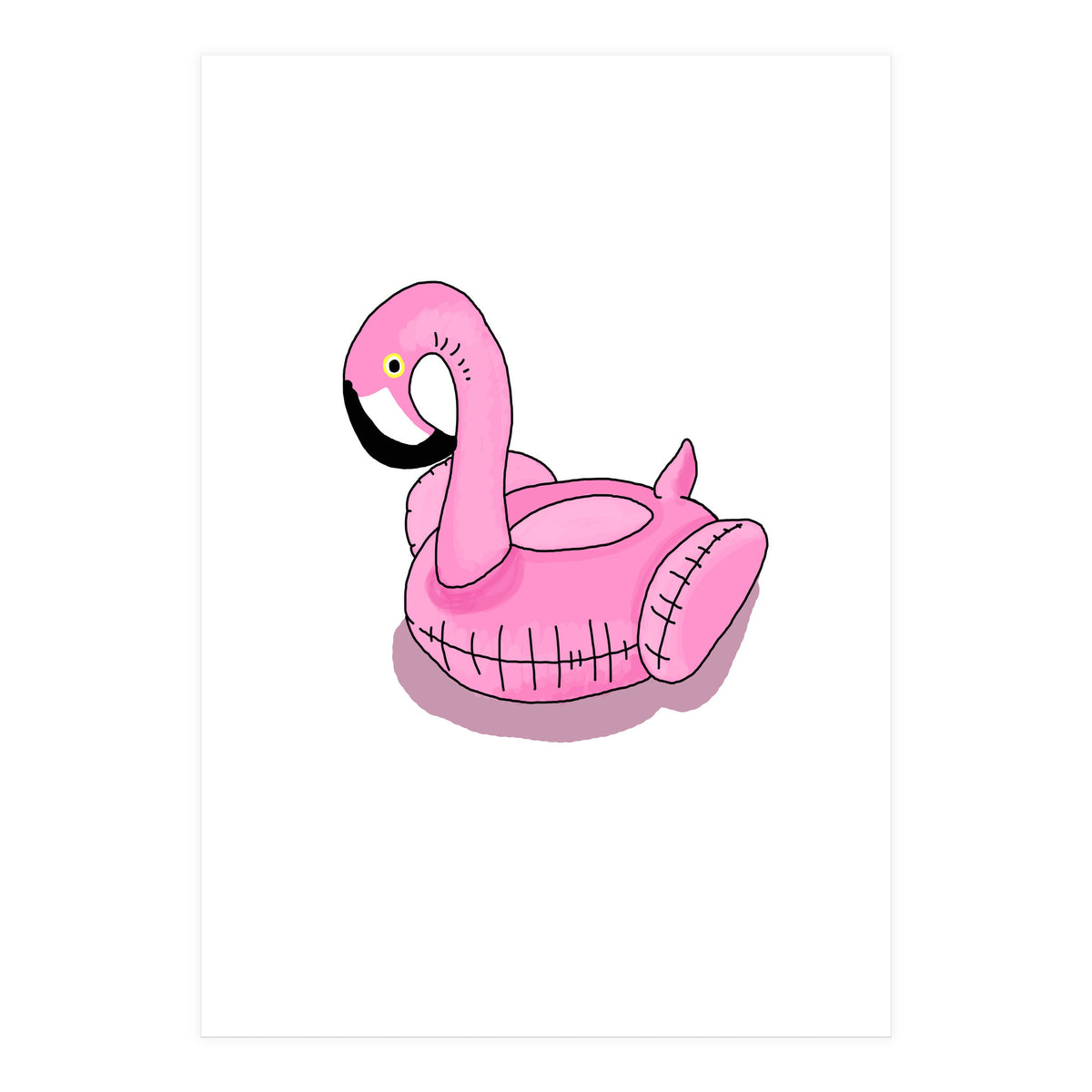 Pool Float Flamingo (Print Only)