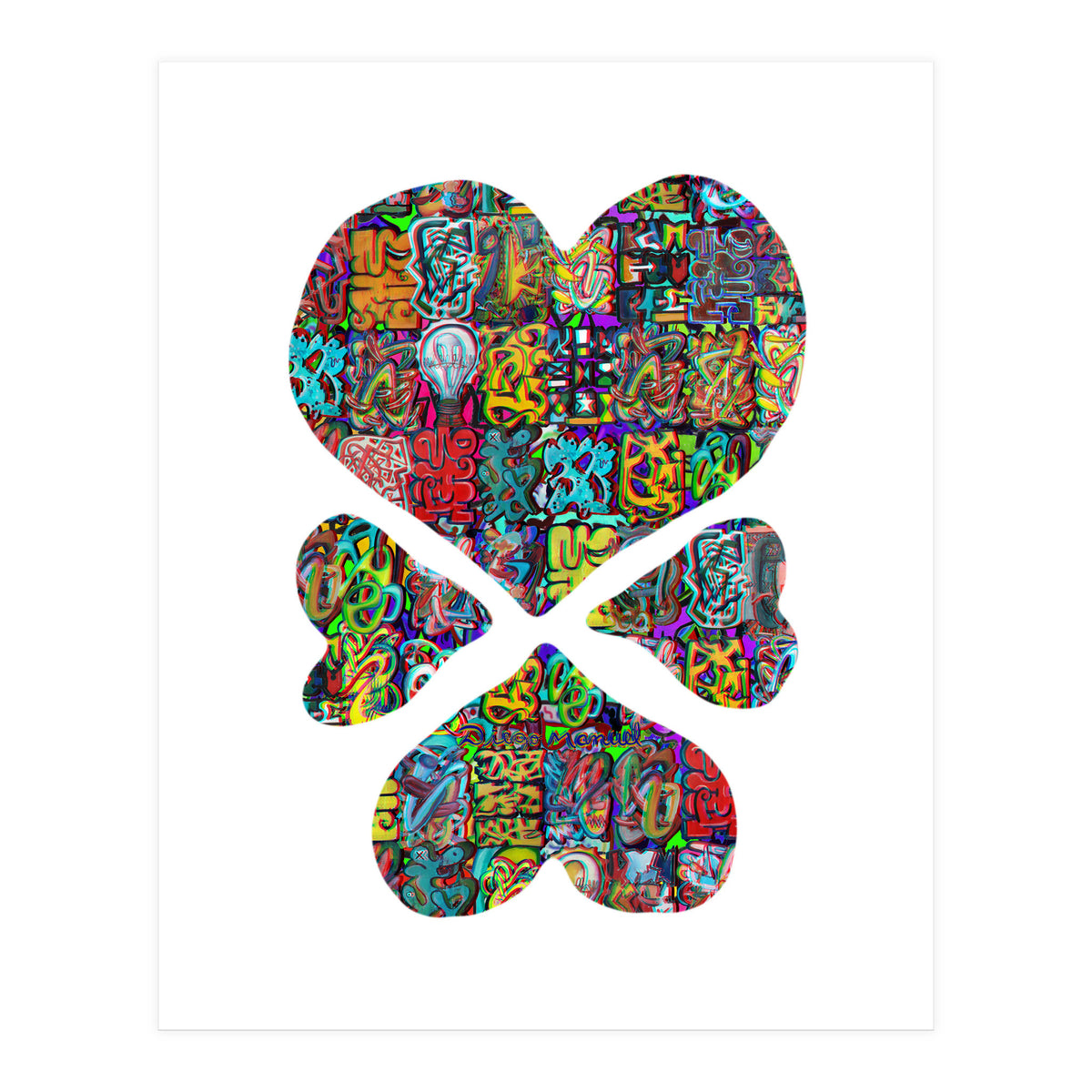 4 Corazones 10 (Print Only)