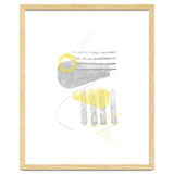 Watercolor Shapes No. 3 | Illuminating Yellow & Ultimate Grey thumbnail