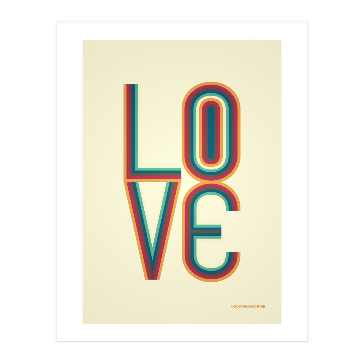 1970s Retro Love (Print Only)