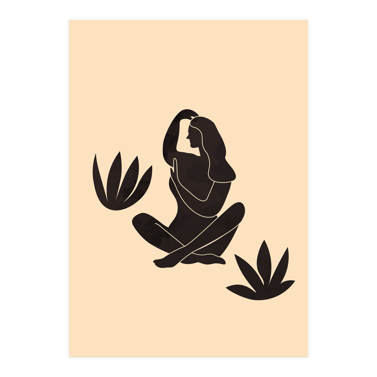 Female Body Line Art (Print Only)