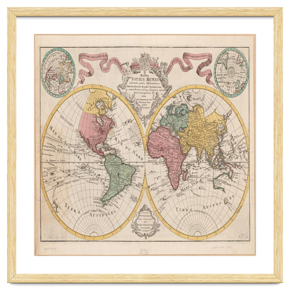 Old world mapa mundi